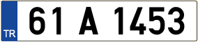 Truck License Plate